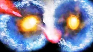 Photo of 神秘“宇宙猫头鹰”现身! 韦伯望远镜捕捉亿年星系对撞奇景