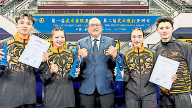 Photo of 第一届武术套路亚洲杯 大马队首日获2银2铜