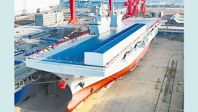 Photo of 中076两栖攻击舰插红旗 四川号料将迎来首次海试