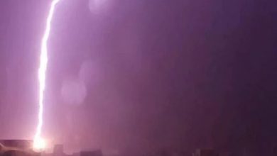 Photo of 低压带线状对流 台湾澎湖深夜惊现罕见雷雨闪电