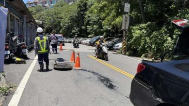 Photo of 施工没等置放交通锥 工人露上半身遭汽车辗死