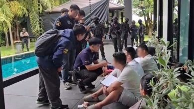 Photo of 清迈豪宅设电诈窝点 骗同胞12中国人被捕