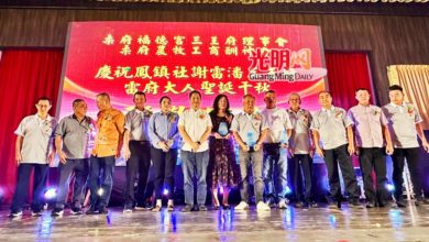 Photo of 【柔府福德宫神诞联欢宴】沈更生：村民团结神明庇佑 柔府村各领域发展好