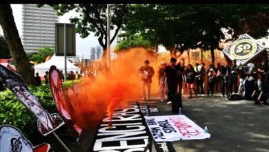 Photo of 仇贪集会2.0〡19人录供 警锁定燃彩烟弹者身分