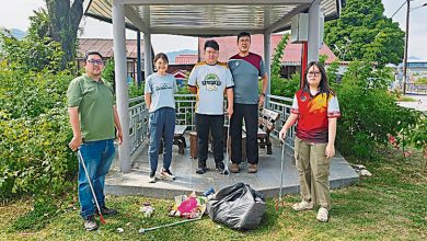 Photo of 黄良伟：保阁亚三新村 公园成功翻新勿留垃圾