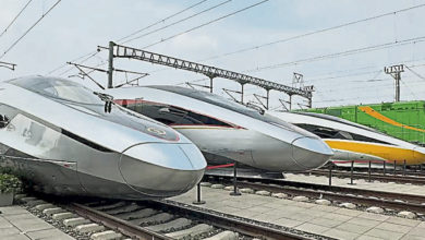 Photo of 时速可达450公里 复兴号新车型CR450亮相