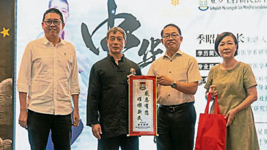 Photo of 季昭华莅新民独中 分享中华武道文化