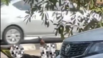 Photo of 路边打飞机 光头佬被捕