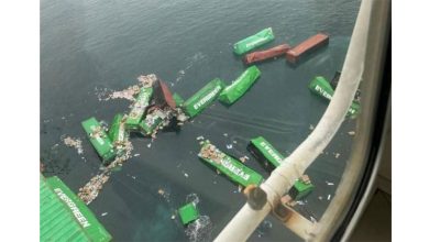 Photo of 长荣海运“长月轮” 50货柜在秘鲁落海