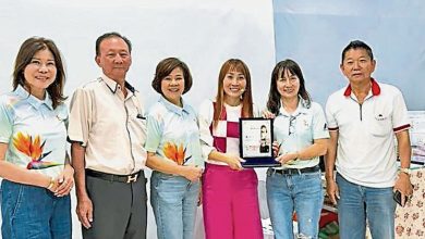 Photo of 淡汶英达花园居协办讲座 百人学习情绪排毒