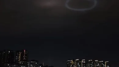 Photo of UFO降临KL? 学生: 神秘光圈或是舞台灯