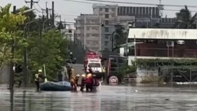 Photo of 骑摩多硬闯淹水路段 男子摔下惨遭灭顶
