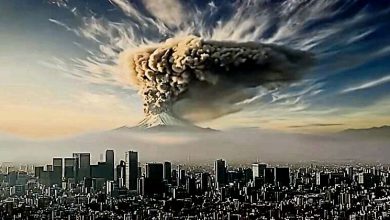 Photo of 日模拟富士山大规模喷发 火山灰笼罩新宿天空