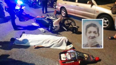 Photo of 撞抛锚车 老骑士亡 儿路过惊见父遇祸