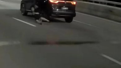 Photo of 疑与亲友争执情绪失控 女子跳车险遭3车辗过