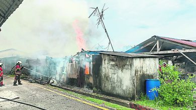 Photo of 半永久式住家失火 单层屋烧剩废墟