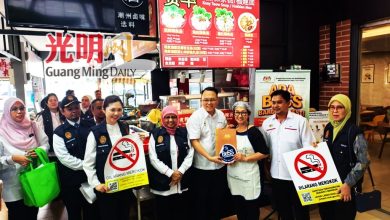Photo of 【槟卫局清洁无烟商店巡查计划】没贴告示标志违禁烟令 137业者接违规通知书