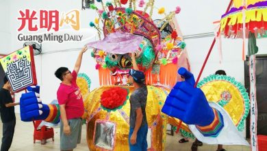 Photo of 北海船仔头市区盂兰胜会 23尺大士爷金身威北最高