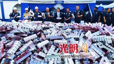 Photo of 2011年至今 涉及40案 太平警销毁逾35万元证物