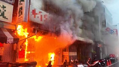 Photo of 铁窗封闭帆布阻救援 牛肉面店大火祖孙亡3命危