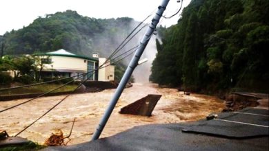 Photo of 日本九州多地持续暴雨 山阳新干线部分列车停驶