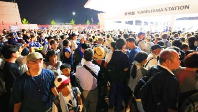 Photo of 大阪世博地铁停电！3万人滞留会场“苦中作乐” 躺地补眠过夜画面曝