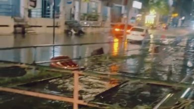 Photo of 连绵雨势排水不及 槟岛西南县多路段积水