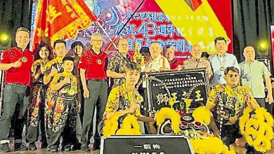 Photo of 【马接峇鲁红新月会龙狮团庆周年宴】陈忠兴：马中已联手申请 高桩舞狮或2027入遗