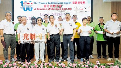Photo of 槟佛学院宴庆百年 9千捐9家病老院