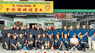Photo of 狮城传武之家访槟交流 切磋武艺 讨论传承