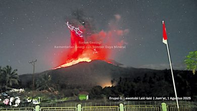 Photo of 印尼勒沃托比火山再喷发