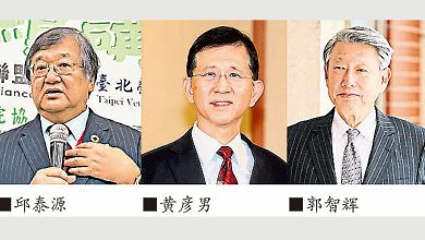 Photo of 台媒：内阁将改组 至少3部长走人