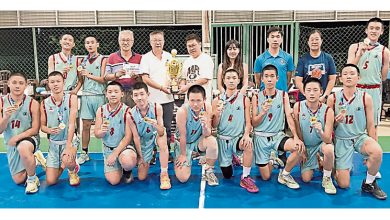 Photo of 14岁以下男女篮球赛 新民华中男篮捧冠