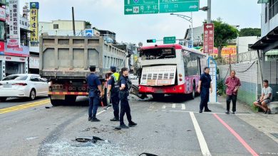 Photo of 台湾大货车撞巴士酿6伤 波及电箱造成周边停电
