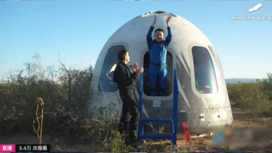 Photo of 孙宇晨完成亚轨道飞行 成最年轻华人太空人