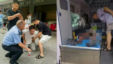 Photo of 男子小学附近持刀砍人 致2死3伤
