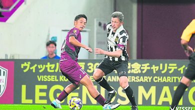 Photo of 神户胜利船纪念赛 58岁三浦进球获奖