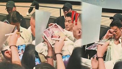 Photo of 郭富城为粉丝签名险被插眼