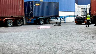 Photo of 货柜牵引车盲点处 女子厂内骑车遭撞死