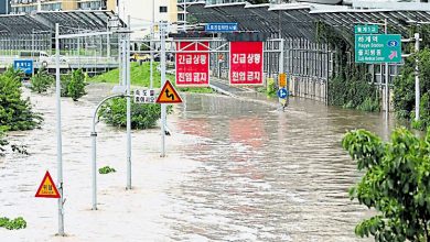 Photo of 韩首都圈暴雨至少一死