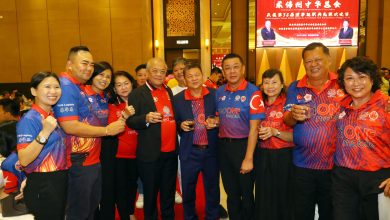 Photo of 林家全考虑竞选华总总会长 支持者拉布条喊加油