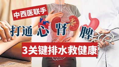 Photo of 【体内除湿专题】中西医联手打通心肾脾 3关键排水救健康