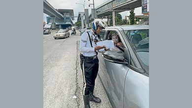 Photo of 隆警遵守交通规则行动 3天发逾万劝导通知单