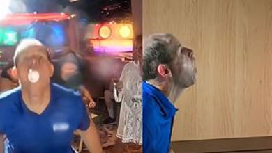 Photo of 离奇世界纪录！ 美男半分钟内用嘴 把乒乓球弹到墙上51次