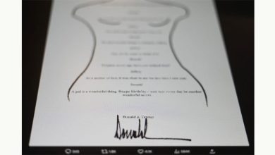 Photo of 特朗普签名不雅信被公开 白宫否认:假新闻