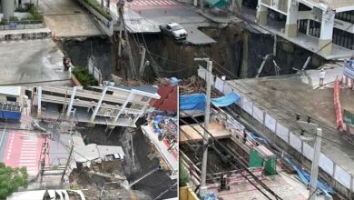 Photo of 太駭人！曼谷50公尺深天坑  吞沒汽車地基持續下陷