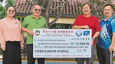 Photo of 文德里华小下月Tiger星洲义演 校友捐3万1888元充基金