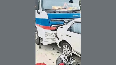 Photo of 大道7交通工具连撞 1女骑士受伤
