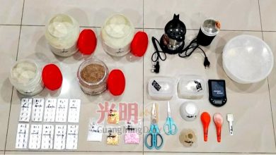 Photo of 日落洞店铺充炼毒中心 警截160万元摇头丸粉末