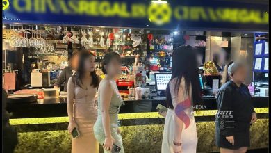 Photo of 9中国女郎穿着华丽晚礼服陪酒    柔移民局取缔2夜店逮捕17男女